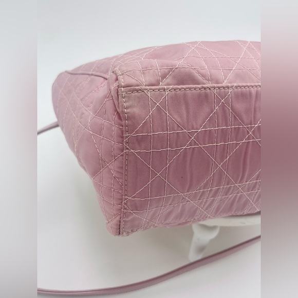 Lady Dior Pink Cannage bag w/ shoulder strap and COA - Picture 7 of 17